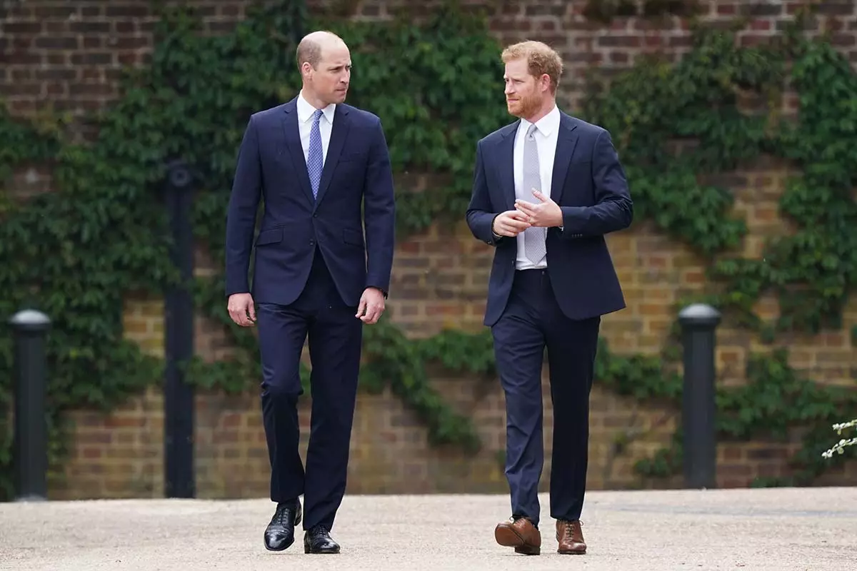 El príncipe William y el príncipe Harry