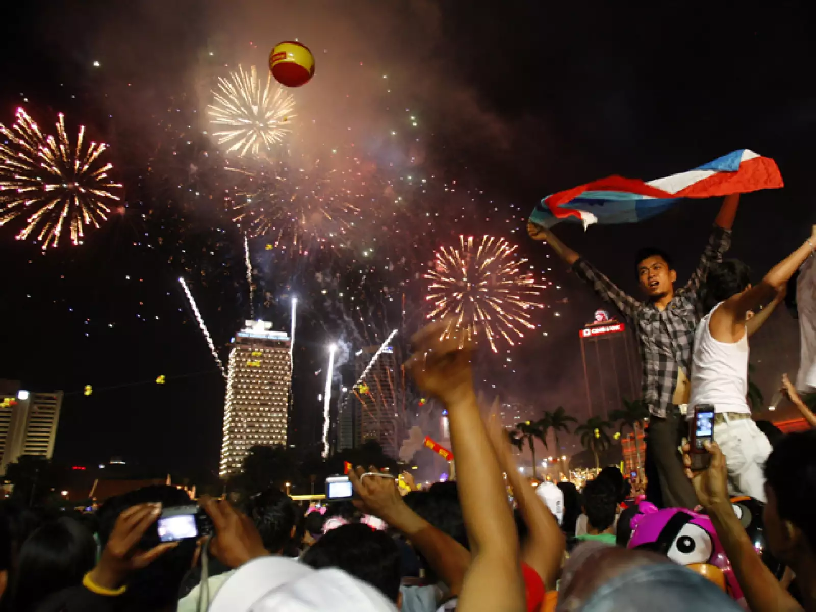 También en Malasia ya celebraron la llegada del Año Nuevo.