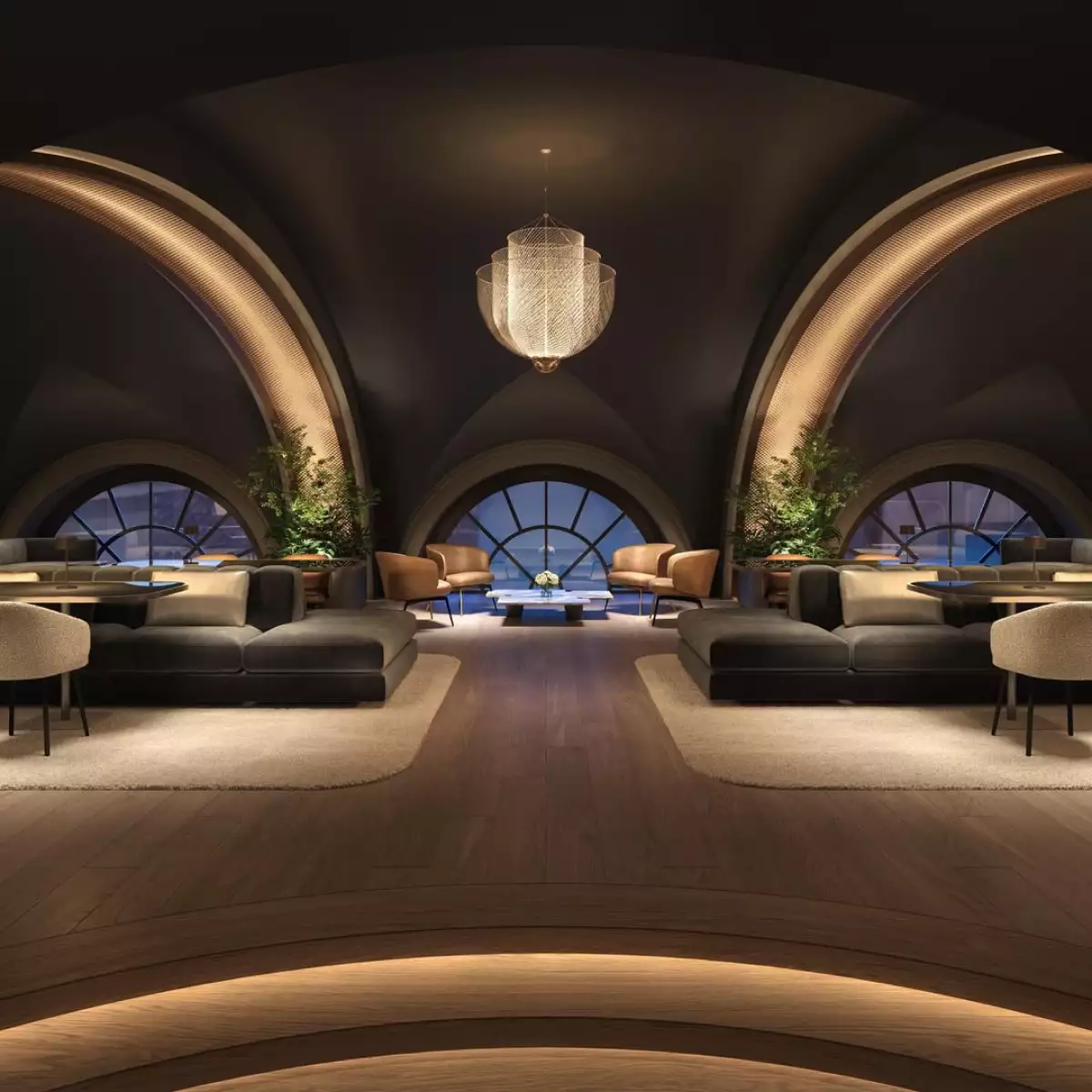 Foto del interior del CORE Club en Milan