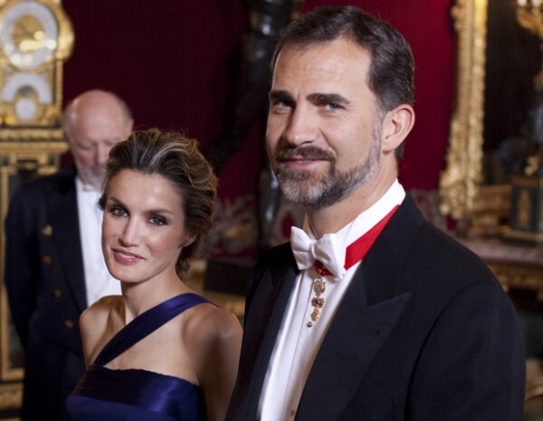 Doña Letizia y Don Felipe de España.