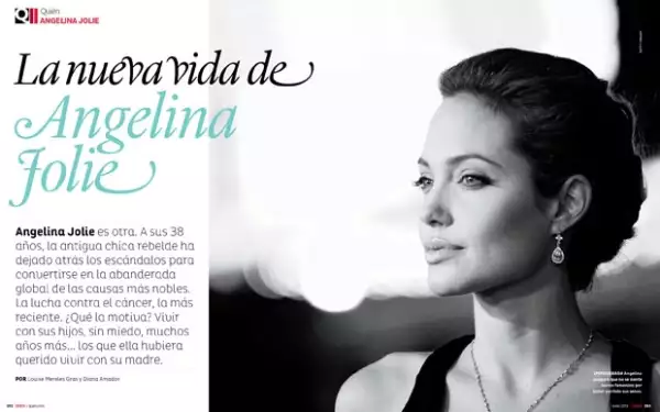 Angelina Jolie atravieza una nueva historia.
