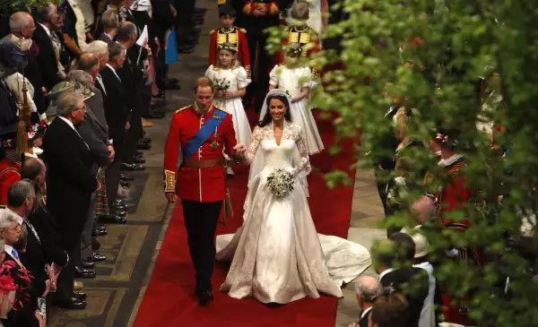 Royal Wedding - The Wedding Ceremony Takes Place Inside Westminster Abbey
