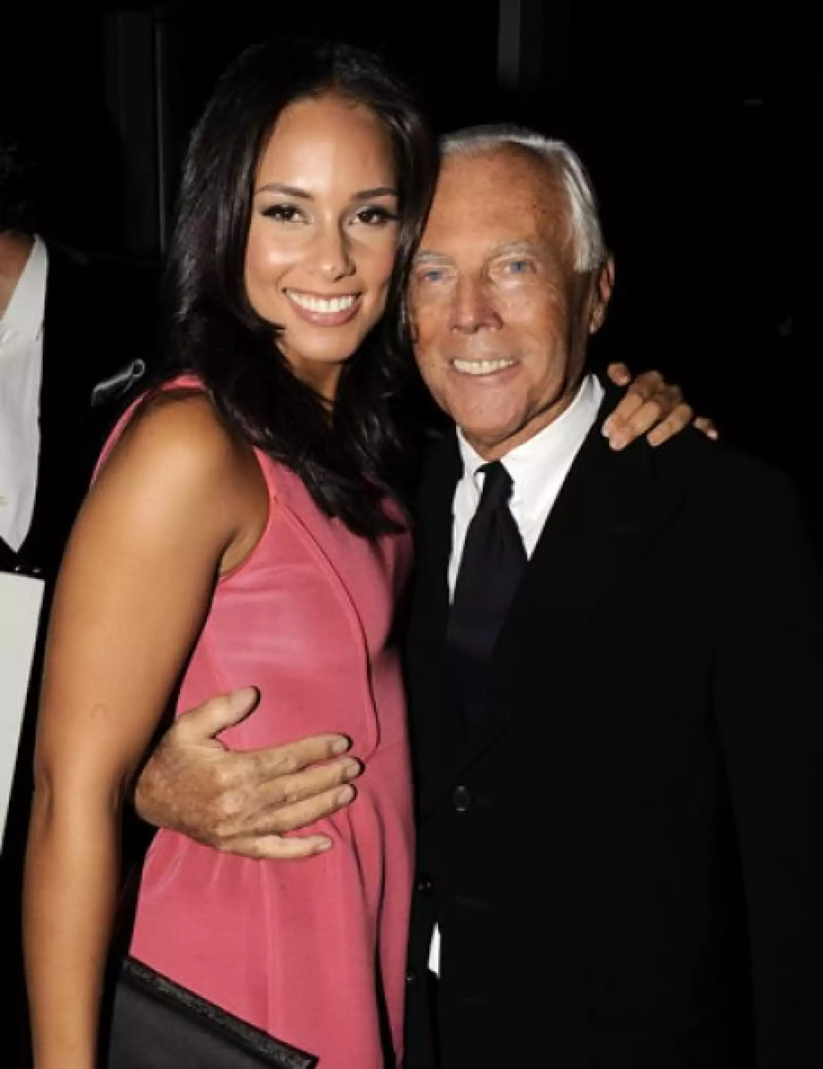 Alicia Keys y Giorgio Armani