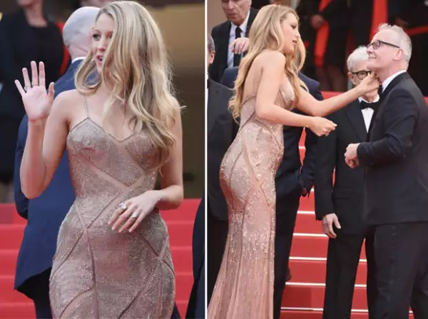 Si bien de frente no se le nota, de perfil su pancita embarazo es más evidente.