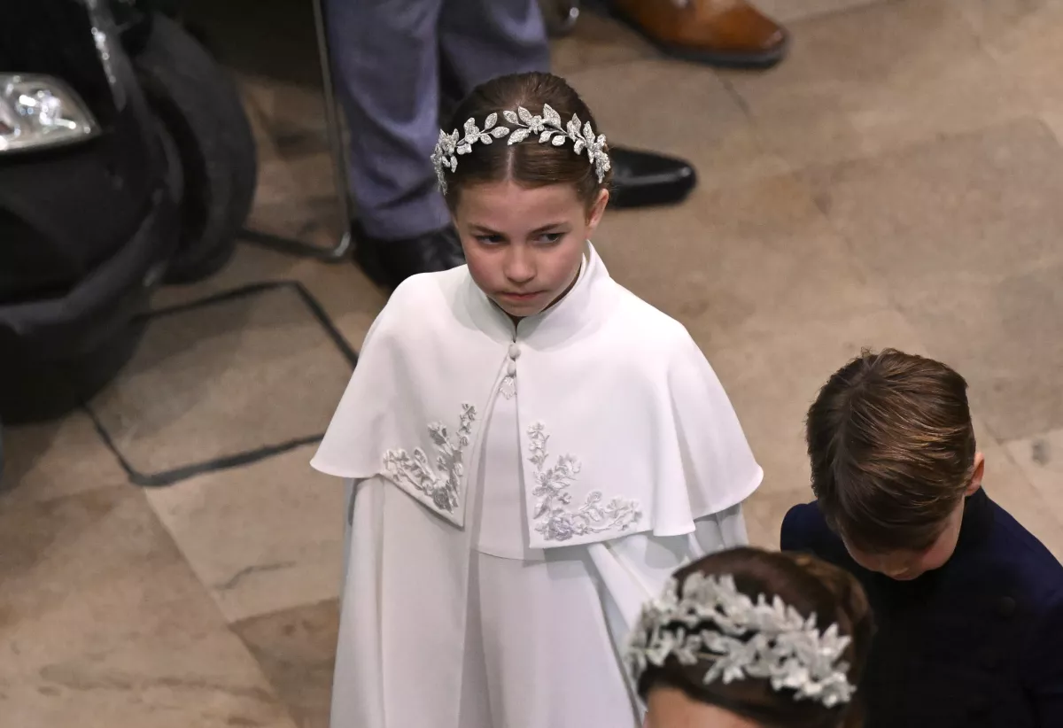 La tiara de la princesa Charlotte era una versión más pequeña de la que llevaba puesta la princesa de Gales.