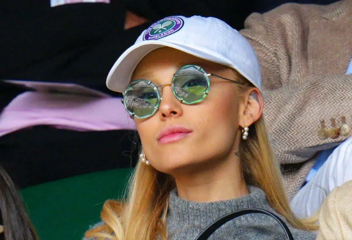 Ariana Grande en Wimbledon. 