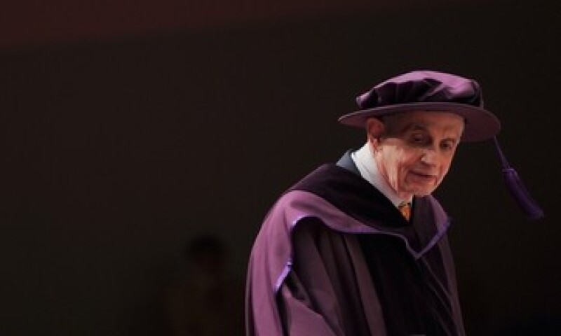 John Nash recibió el premio Nobel de Economía en 1994. (Foto: AFP )