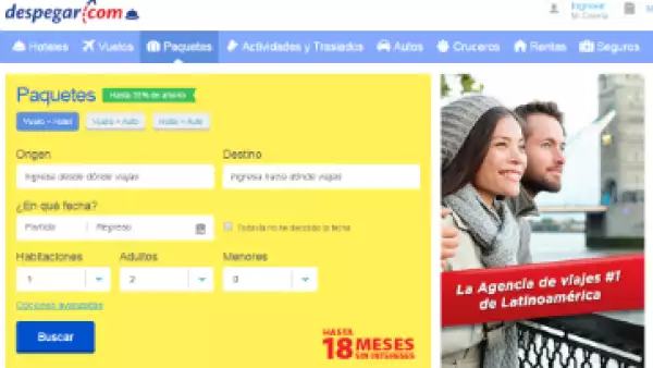 Las ventas de Despegar.com fueron de 4,000 mdd en 2014. (Foto: Despegar.com)