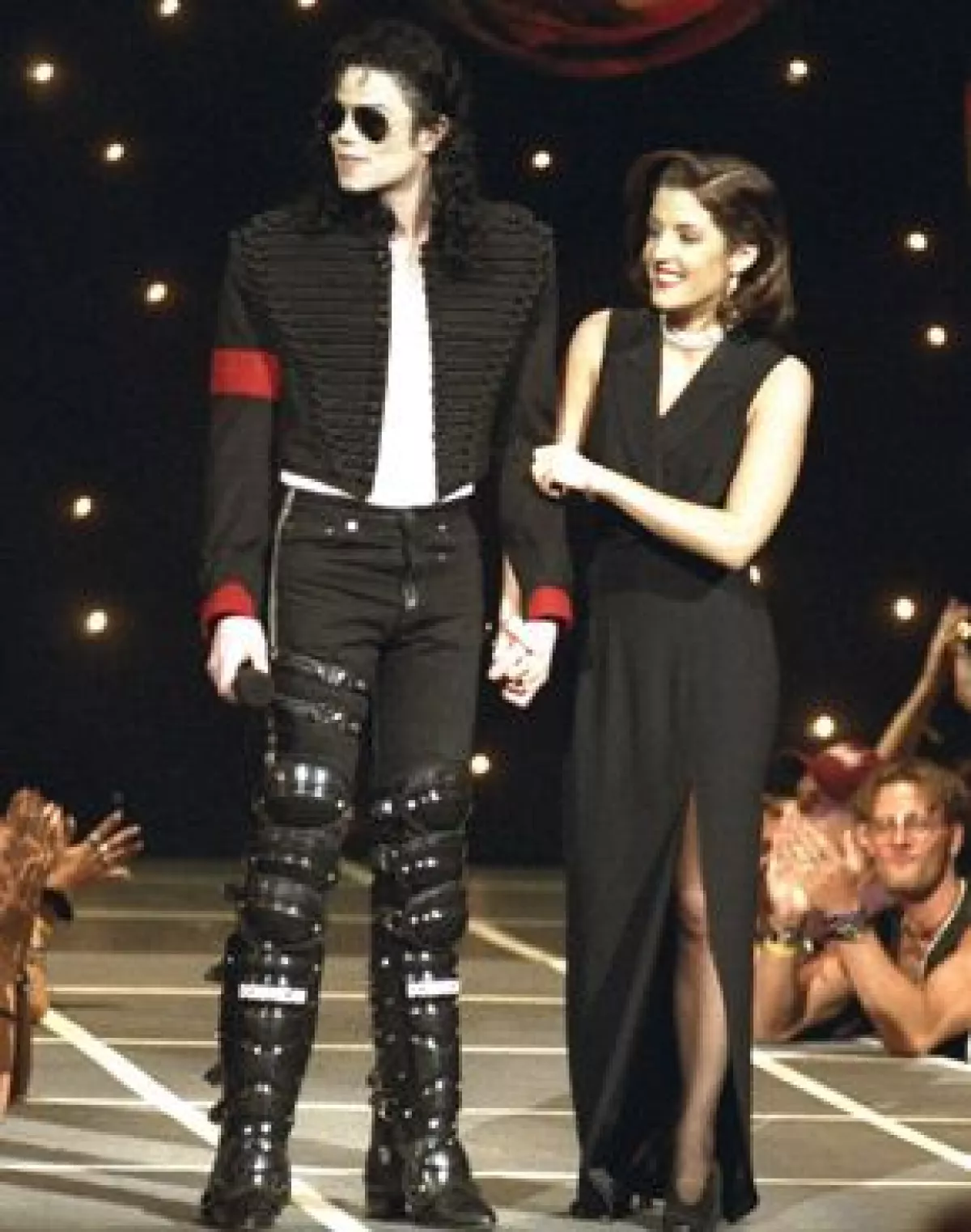 Lisa Marie lo acompañó en 1994 a los MTV Awards.