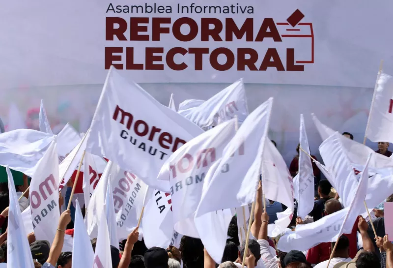 Asamblea morenista sobre la Reforma Electoral