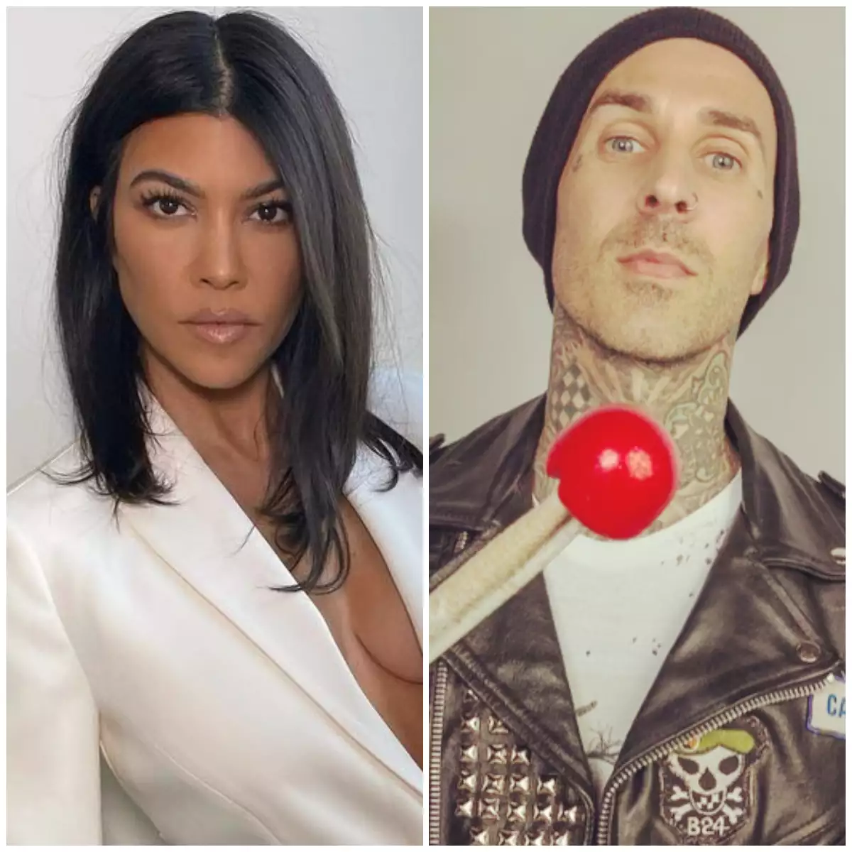 Kourtney Kardashian y Travis Barker