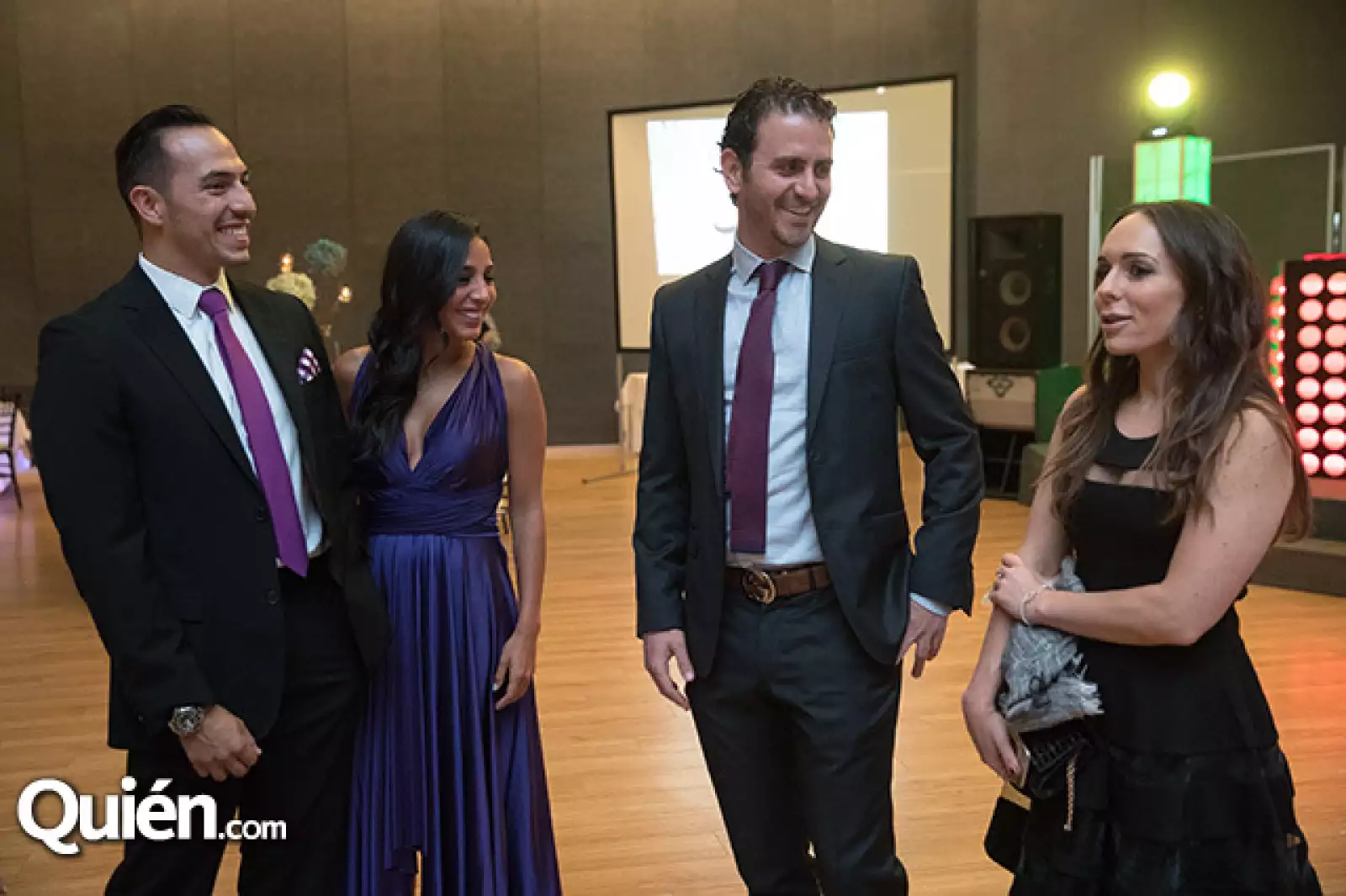 Miguel del Rell, Margarita Peña, Jonathan Salomón y Daniela Blau