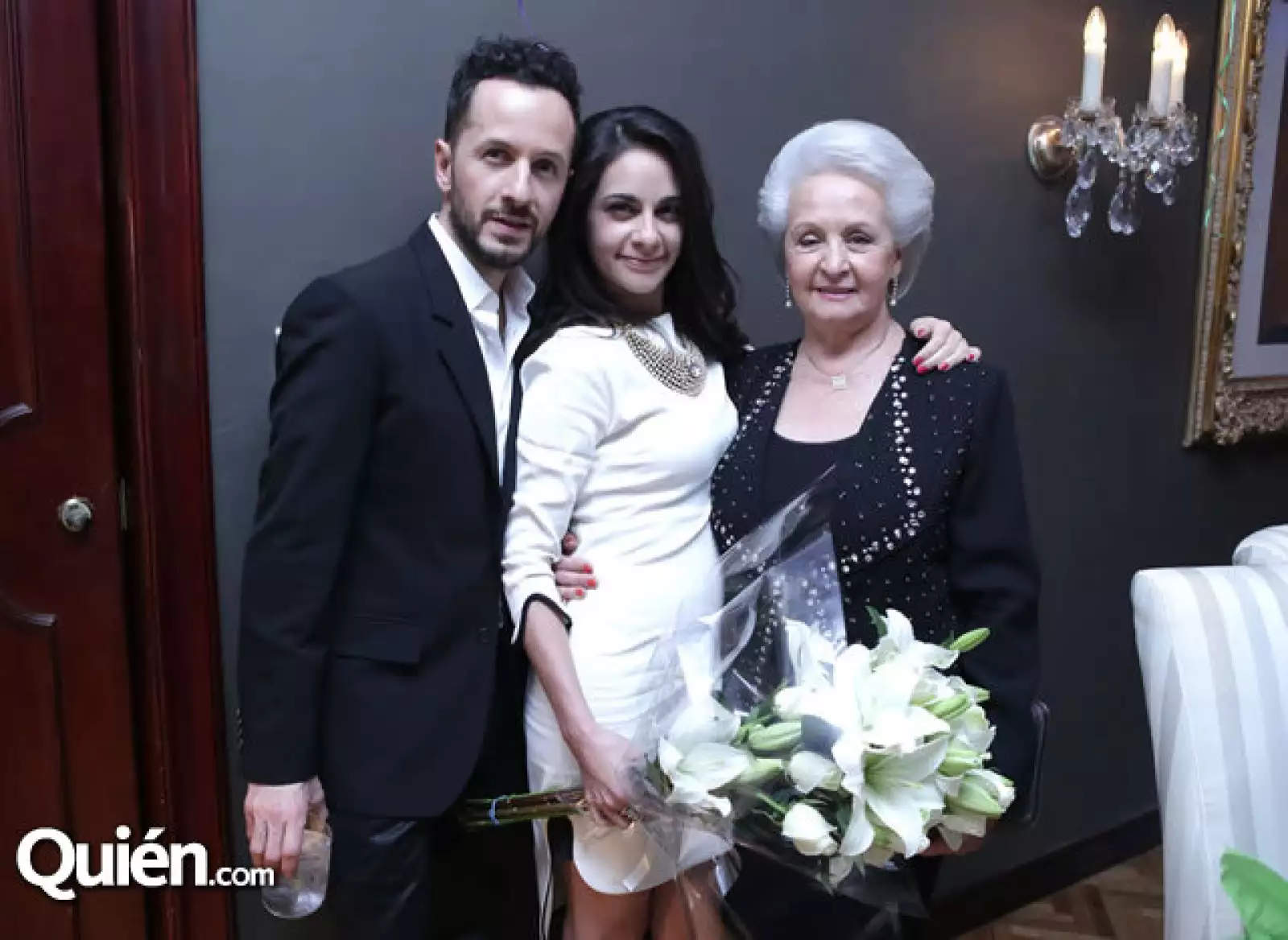 Óscar,Paulina y Gaby Madrazo