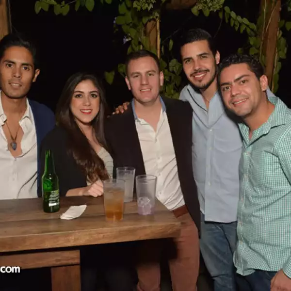 Miguel Barajas, Daniela Lozano, Griban Ríos, Diego Robledo y Eduardo Barba