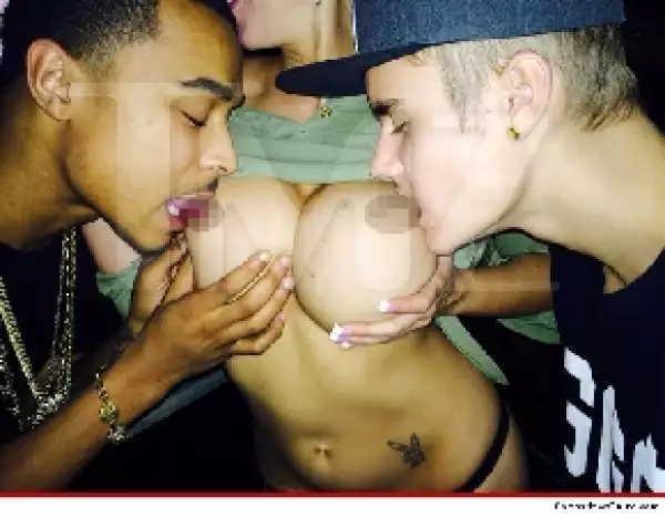 El portal TMZ reveló esta explícita fotografía del astro pop con una stripper.