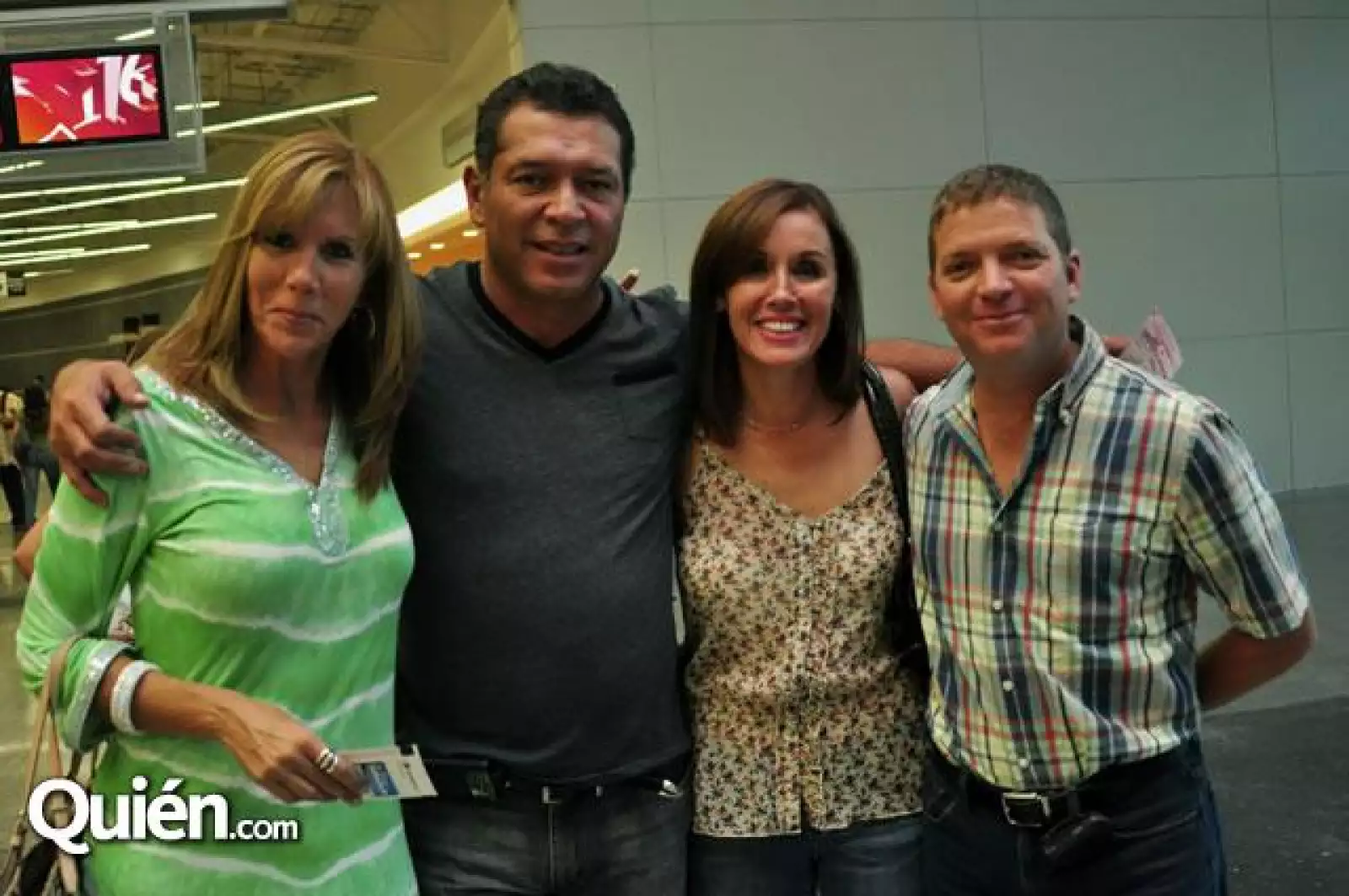 Gladys de Treviño,Arturo Treviño,Nancy de González y Ricardo González