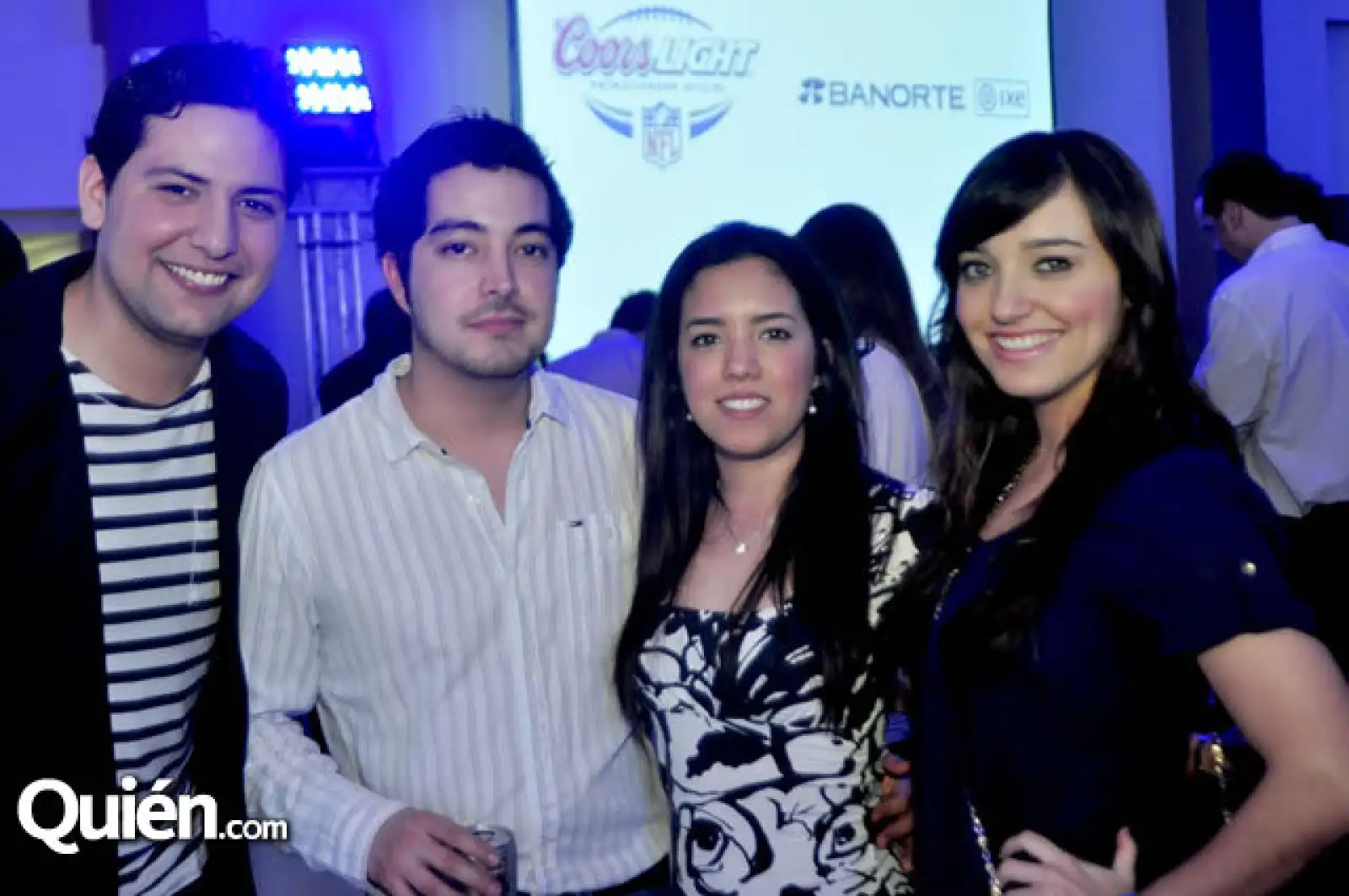 Oscar González, Víctor Valles, Ingrid Cinco e Yvette Alapizco