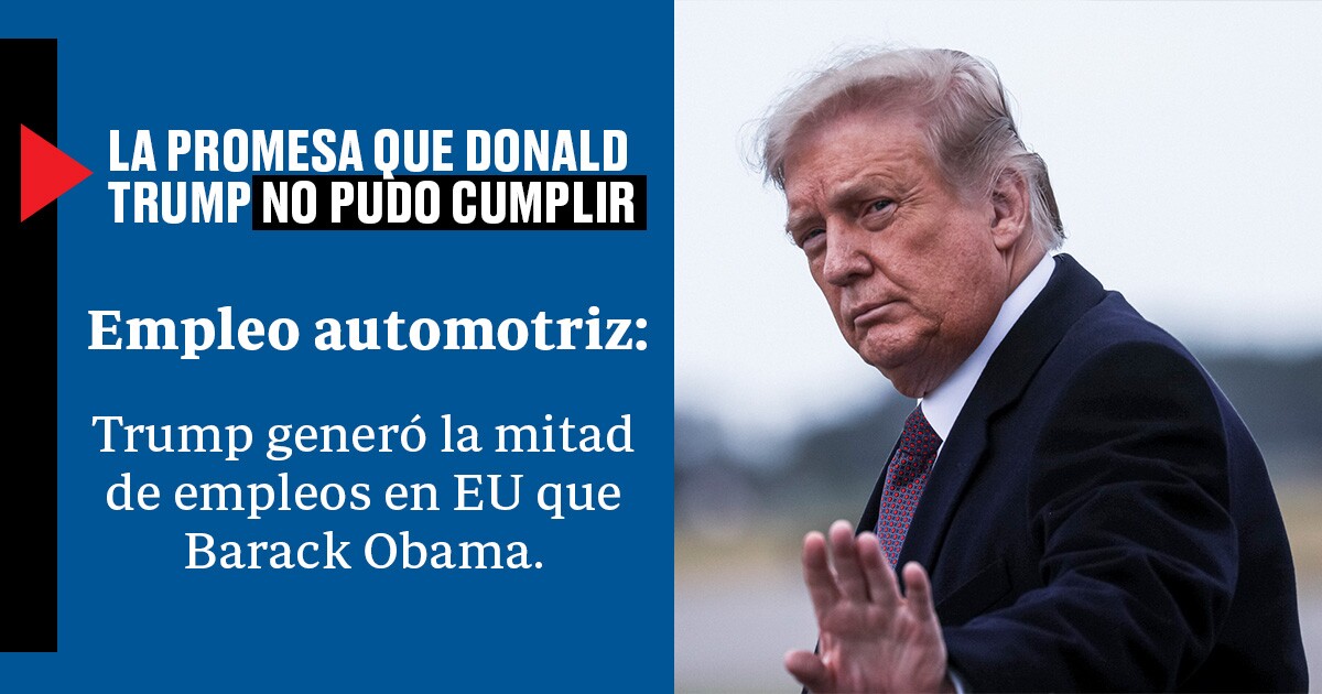 la promesa que Donald Trump no pudo cumplir