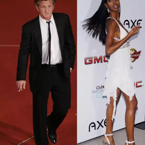 Jessica White y Sean Penn. Ella es una modelo afroamericana de 25 años y conquistó el corazón del actor, de 49 años, quien lleva poco tiempo de separarse de su esposa, Robin Wright. Si el romance continúa serán blanco perfecto de la prensa.