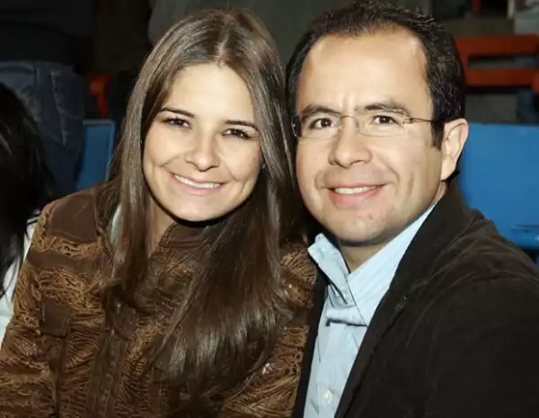 Paty Sirvent y César Nava.
