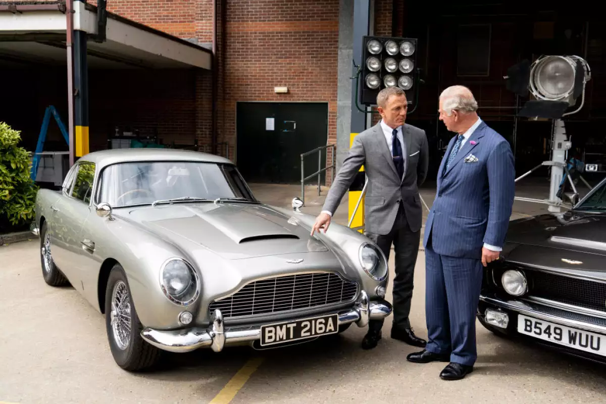The Prince Of Wales Visits The James Bond Set
