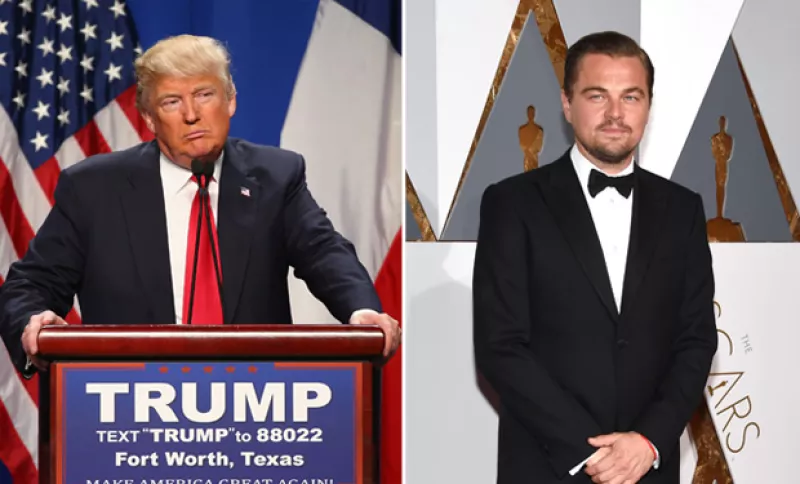 El actor no ha hablado abiertamente acerca de sus preferencias políticas, sin embargo, aunque algunos rumores aseguran apoya a Trump, existen pistas que indican lo contrario.