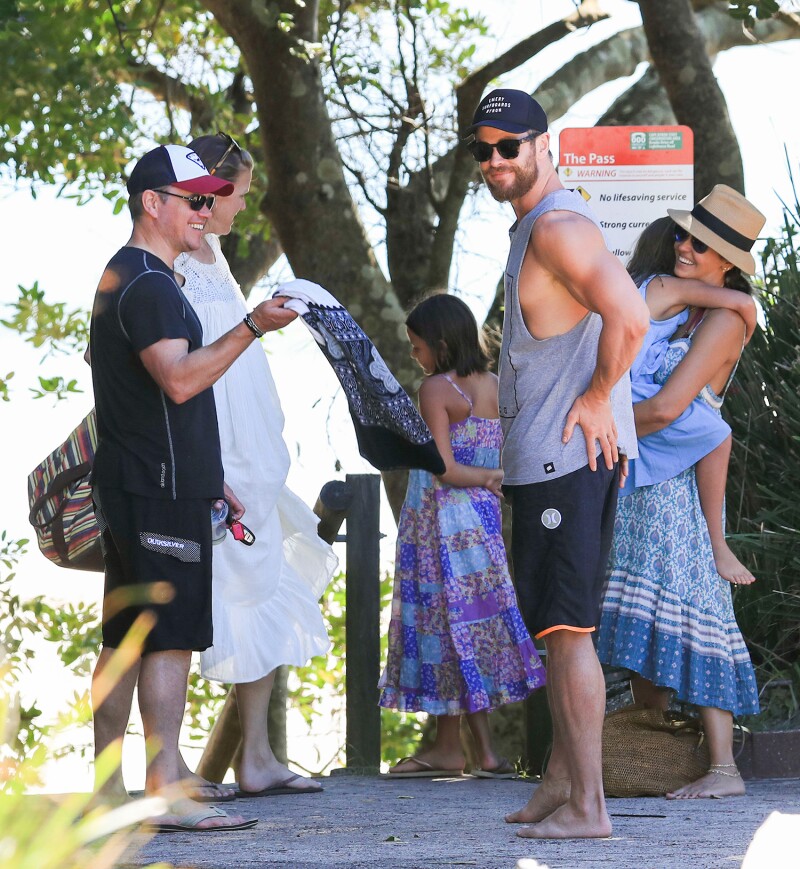 Matt Damon, Chris Hemsworth