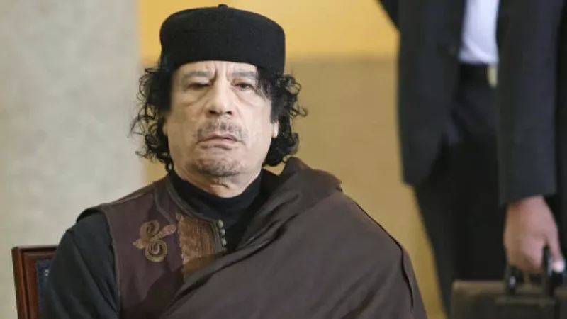 Moammar Gadhafi