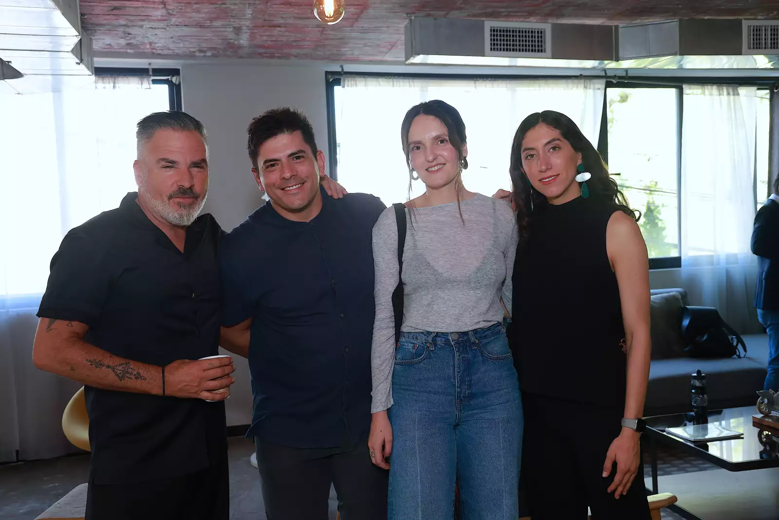 Ignacio Cadena, Yvan Mucharraz, Ana Lorenzana y Mariana Arriaga