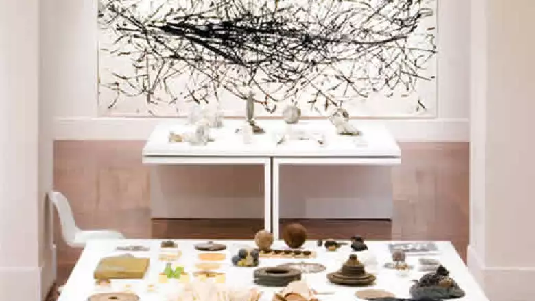 El veracruzano Gabriel Orozco, uno de los artistas contemporáneos mexicanos mejor cotizados y más coleccionados en el mundo, es representado por esta galería. Aquí una muestra de su obra, cuando fue expuesta en el Palacio de Bellas Artes.