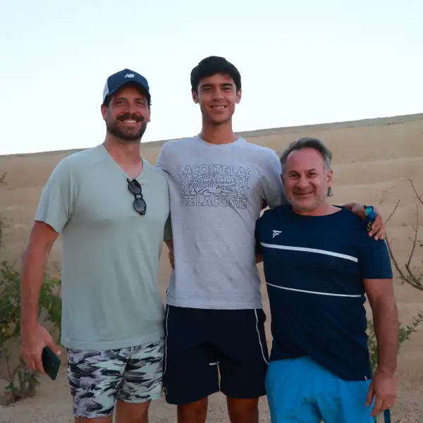 Paco Taracena , Rodrigo Pacheco y Roberto Maccione 