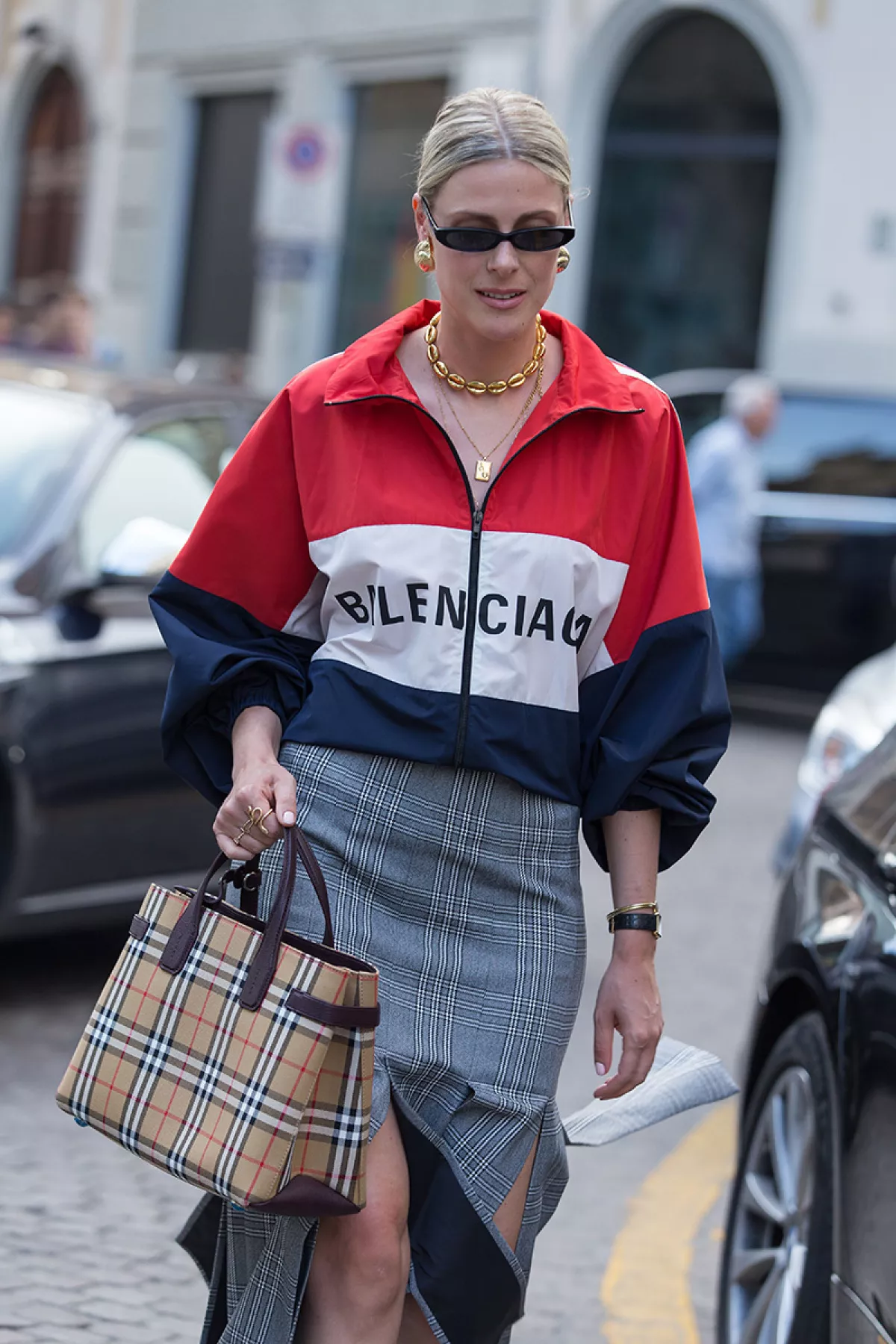 Street Style, Spring Summer 2019, Milan Fashion Week, Italy - 21 Sep 2018