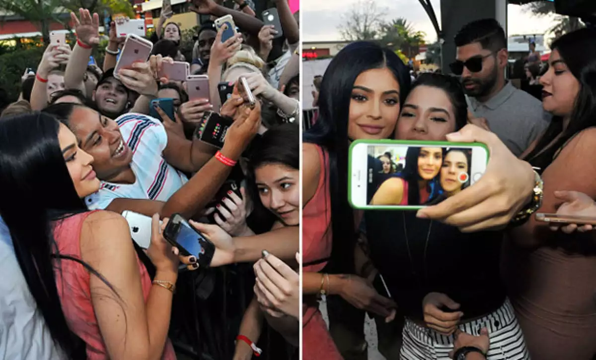 Los fans no paraban de gritarle y pedirle mil fotos.