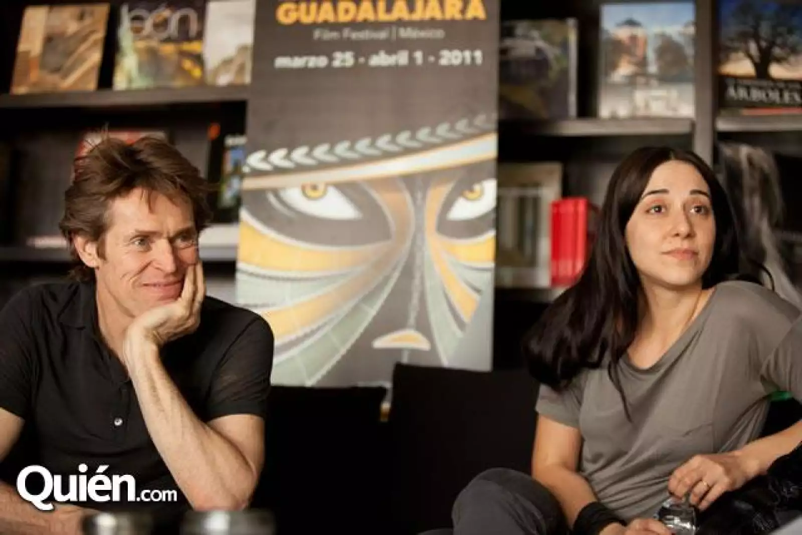 El Actor Willem Dafoe y la directora italiana Giada Colagrande,presentan su película -A Woman- dentro del Festival Internacional de Cine de Guadalajara,-.