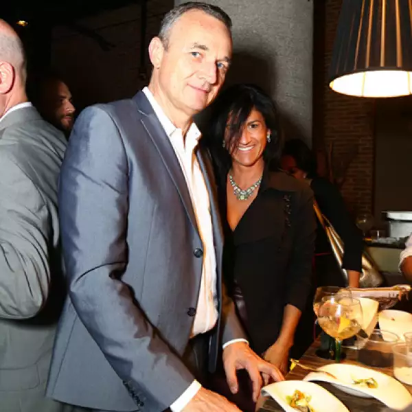 Christian Valdelievre y Martha Latapí