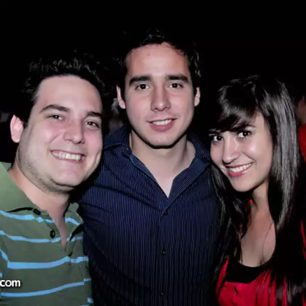 Rodrigo Ochoa, Javier Caro y Mariana Lozano