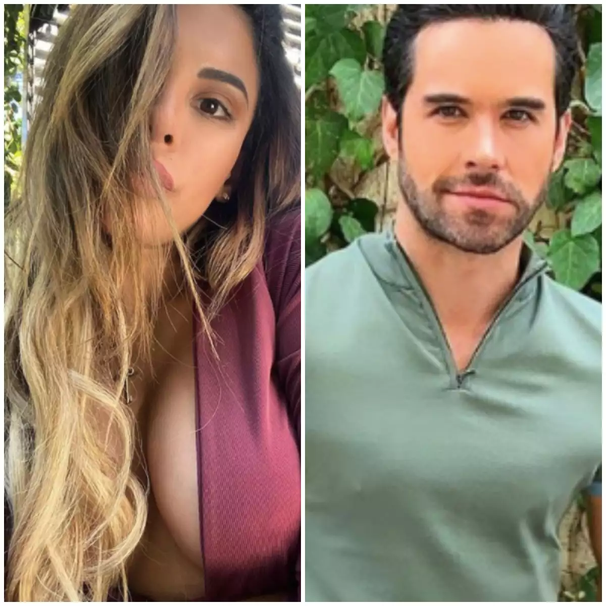 Stephanie Valenzuela y Eleazar Gómez.