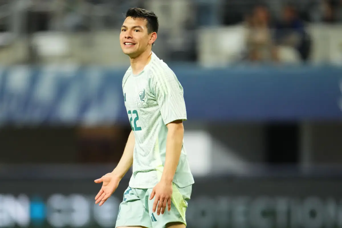 foto de archivo de Hirving Chucky Lozano en un partido México-Panamá en marzo de 2024