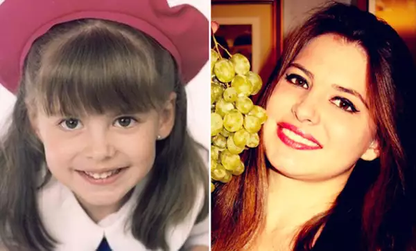 El antes y después de Daniela, quien dejó la actuación por la música.