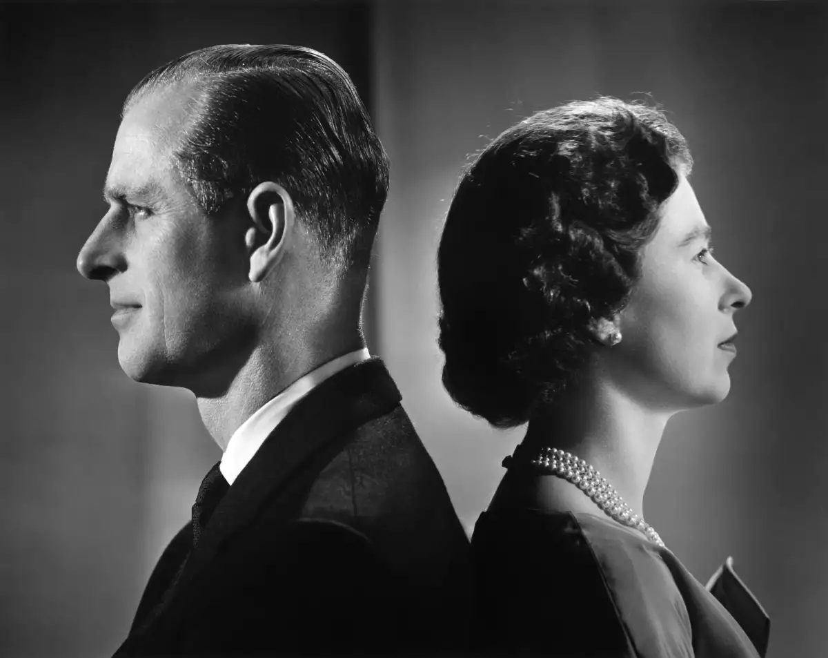 Príncipe Felipe y la reina Isabel II