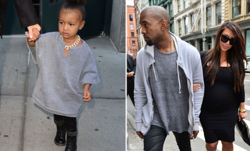 A North la visten igual que Kanye en más de una ocasión.