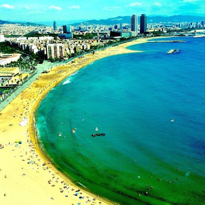 Esta foto de Barcelona la subió a principios de septiembre.