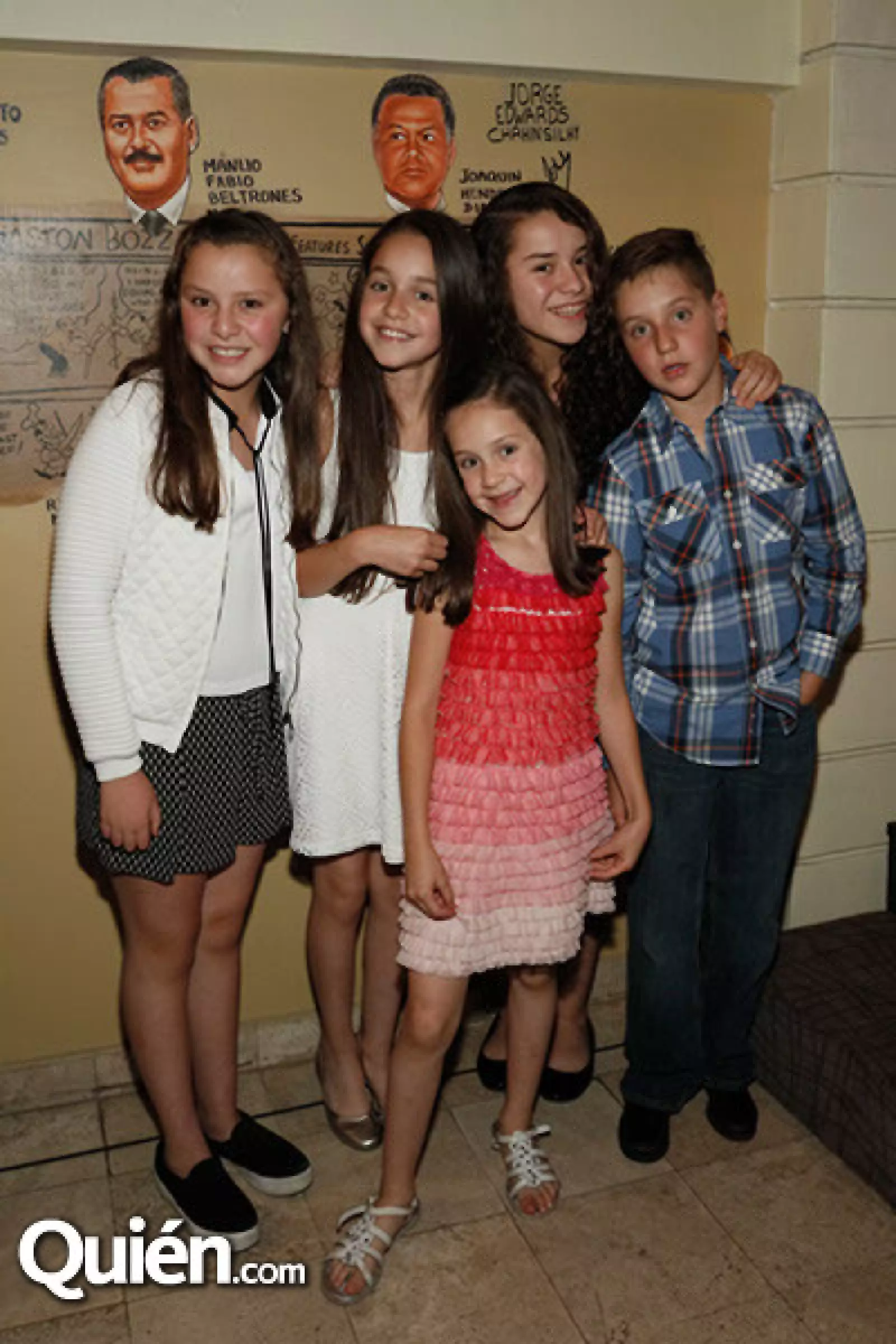 Maite García, Emilia Murrieta, Paloma García, Juan Pablo Murrieta y Jacinta Murrieta