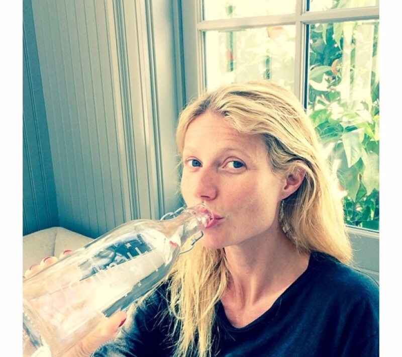 Gwyneth Paltrow presumió uno de sus saludables hábitos.