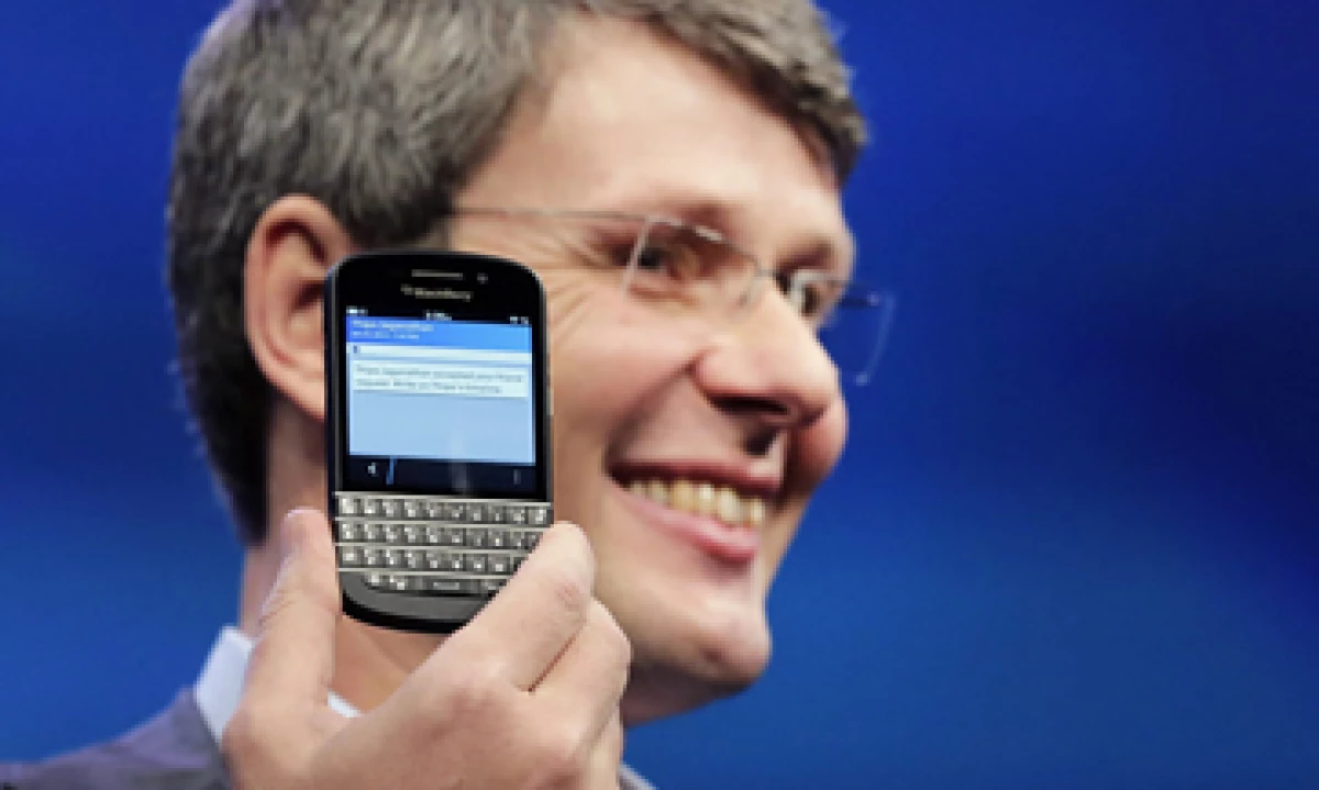 Esto no se trata solo de teléfonos inteligentes y tabletas, dijo Thorsten Heins, presidente ejecutivo de BlackBerry. (Foto: AP)