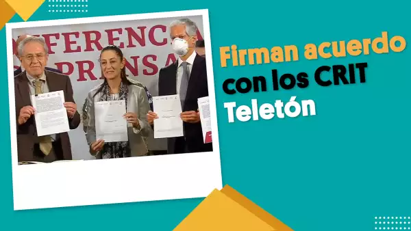 Sin invitar a Susana Distancia, firman acuerdo con los CRIT Teletón |#EnSegundos