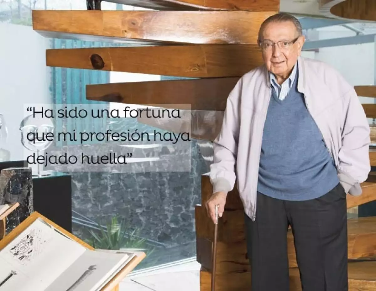 El arquitecto nació el 16 de abril de 1919 en la ciudad de México.