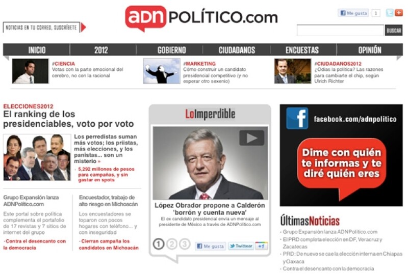 El nuevo portal busca ser una alternativa con credibilidad y periodismo independiente, y ve la luz justo a unos meses de una elección clave para la historia de México.