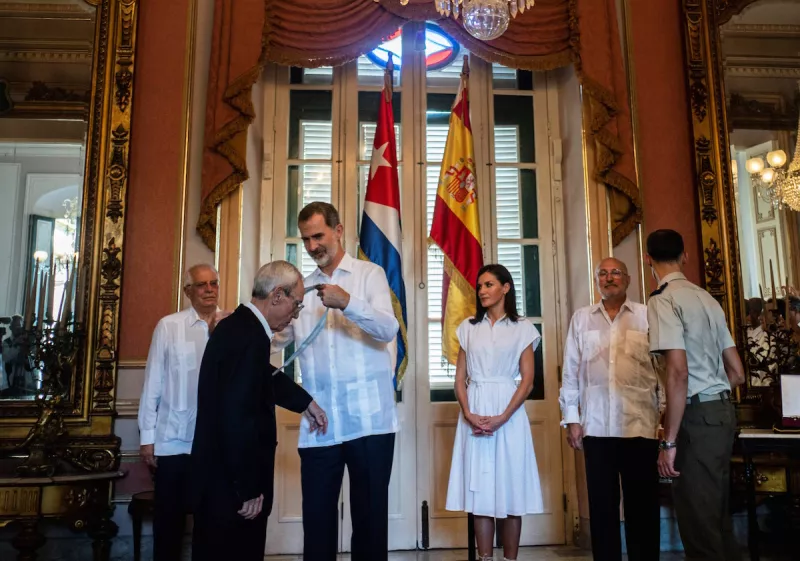 CUBA-SPAIN-ROYALS-LEAL