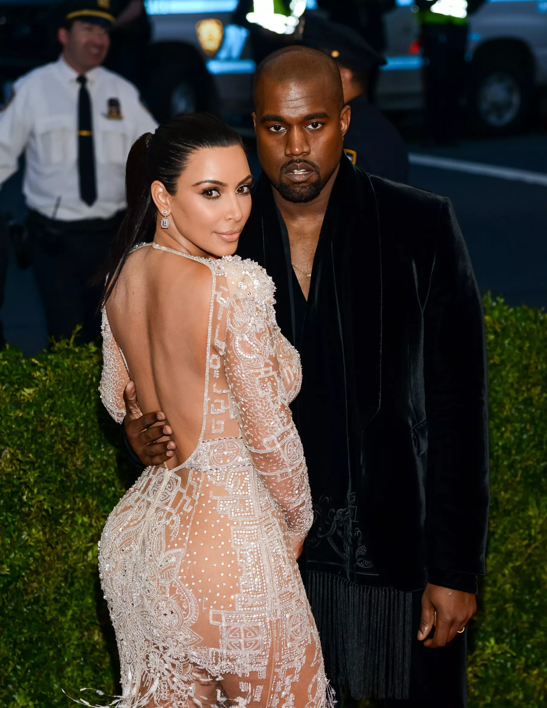 Kim Kardashian y Kanye West.